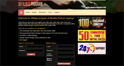 Desktop Screenshot of models-partner.com